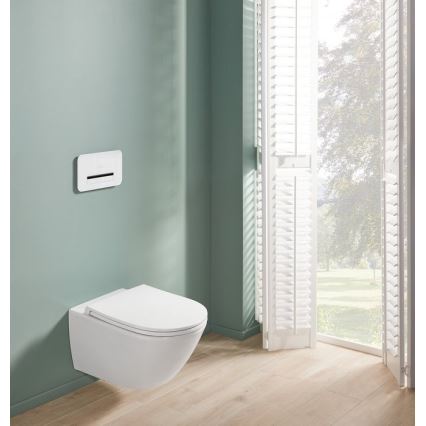 Villeroy & Boch 4670T901 - Wandhängendes WC SUBWAY 3.0 mit SoftClose-Sitz, Keramik/Weiß