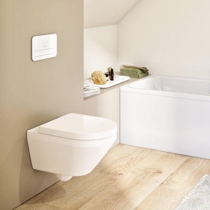 Villeroy & Boch 4694CLR1 - Wandhängendes WC mit SoftClose‑WC‑Sitz ARCHITECTURA Keramik/weiß
