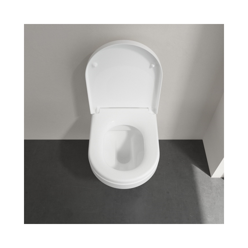 Villeroy & Boch 4694HR01 - Wand-WC mit SoftClose-Sitz ARCHITECTURA Keramik/Weiß