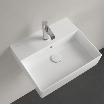 Villeroy & Boch 4A225G01 - Wand-/Aufsatzwaschbecken MEMENTO 50x42cm Keramik/weiß