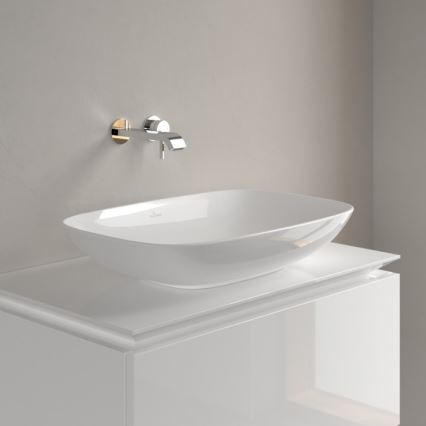 Villeroy & Boch 4A500001 - Aufsatzwaschbecken LOOP&FRIENDS 62x42 cm Keramik/weiß