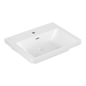 Villeroy & Boch 4A706001 - Wandhängendes Waschbecken SUBWAY 3.0 60 x 47 cm Keramik/weiß