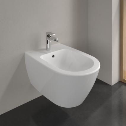 Villeroy & Boch 54000001 - Wand-Bidet SUBWAY 2.0 37x56 cm Keramik/weiß
