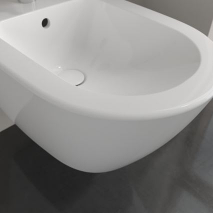 Villeroy & Boch 54000001 - Wand-Bidet SUBWAY 2.0 37x56 cm Keramik/weiß