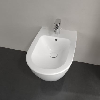 Villeroy & Boch 540000R1 - Wandhängendes Bidet SUBWAY 2.0, 37 x 56,5 cm, Keramik/weiß