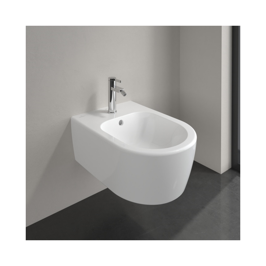 Villeroy & Boch 54050001 - Wandhängendes Bidet AVENTO, Keramik/weiß