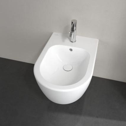 Villeroy & Boch 54050001 - Wandhängendes Bidet AVENTO, Keramik/weiß
