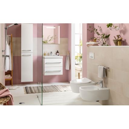 Villeroy & Boch 54050001 - Wandhängendes Bidet AVENTO, Keramik/weiß