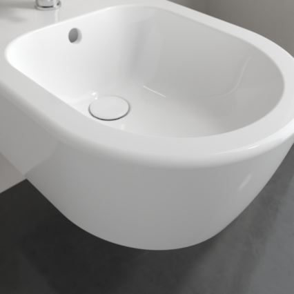 Villeroy & Boch 54050001 - Wandhängendes Bidet AVENTO, Keramik/weiß