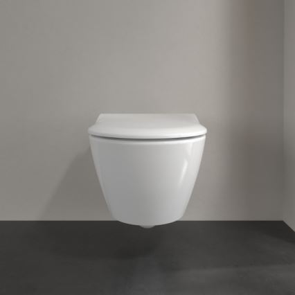 Villeroy & Boch 5614R201 - Wand-WC mit SoftClose-Sitz SUBWAY 2.0 Keramik/weiß