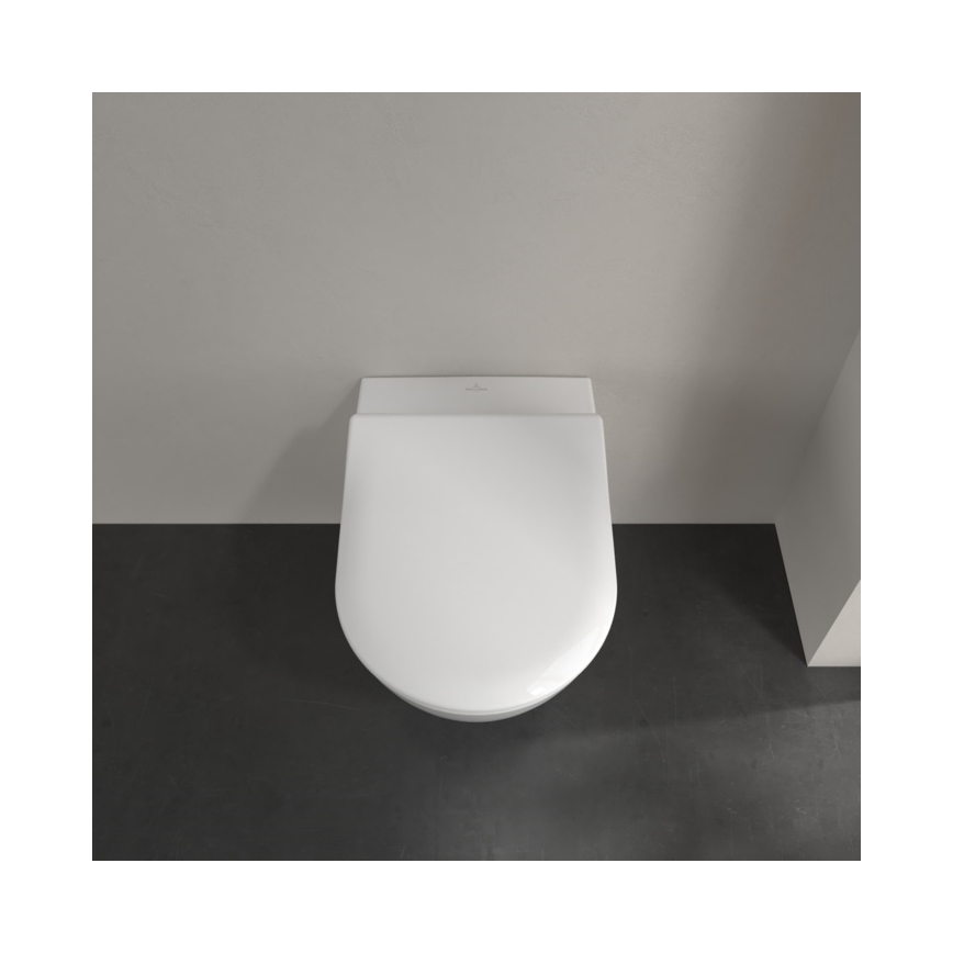 Villeroy & Boch 5614R201 - Wand-WC mit SoftClose-Sitz SUBWAY 2.0 Keramik/weiß