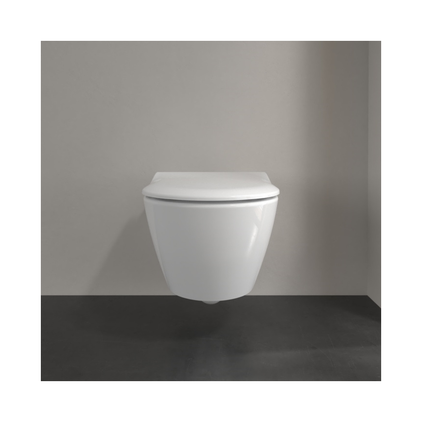 Villeroy & Boch 5614R2R1 - wandhängendes WC mit SoftClose-Sitz SUBWAY 2.0 Keramik/weiß