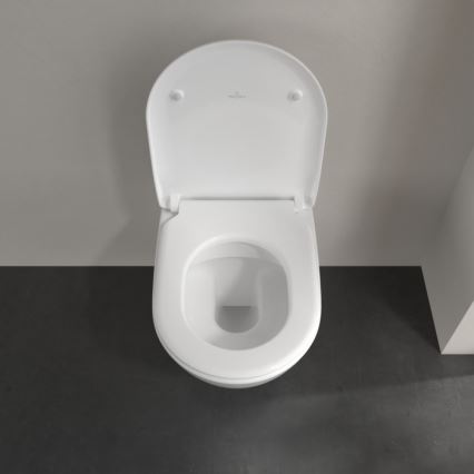 Villeroy & Boch 5614R2R1 - wandhängendes WC mit SoftClose-Sitz SUBWAY 2.0 Keramik/weiß