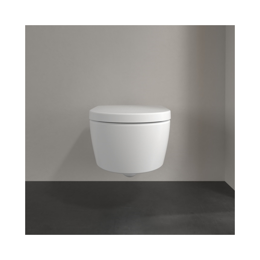 Villeroy & Boch 5656HRRW - Wandhängendes WC mit SoftClose-Sitz AVENTO Keramik/weiß