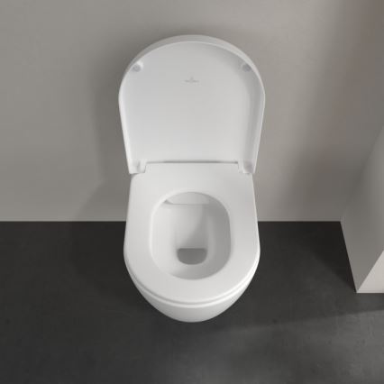 Villeroy & Boch 5656HRRW - Wandhängendes WC mit SoftClose-Sitz AVENTO Keramik/weiß