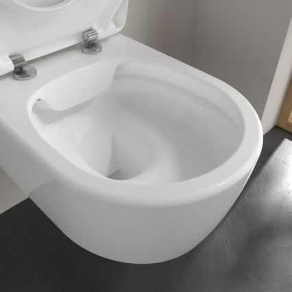Villeroy & Boch 5656RSR1 - Wandhängendes WC AVENTO mit SoftClose-Sitz, Keramik/weiß