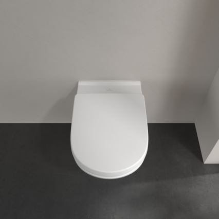 Villeroy & Boch 5660H101 - O.NOVO Wand-WC mit WC-Sitz, Keramik/Weiß