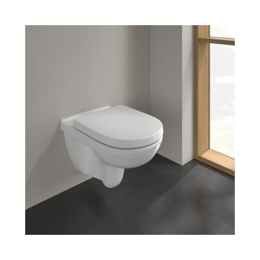 Villeroy & Boch 5660HR01 - Hänge-WC mit SoftClose-WC-Sitz O.NOVO Keramik/weiß