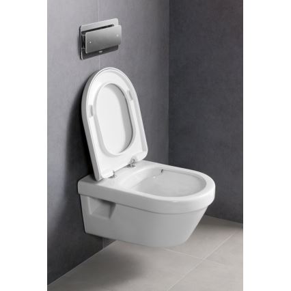 Villeroy & Boch 5684HRR1 - Wand-WC mit SoftClose-Sitz ARCHITECTURA Keramik/weiß