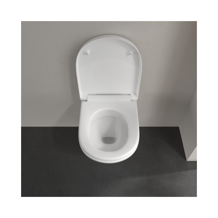 Villeroy & Boch 5688HR01 - Wand-WC mit SoftClose-Sitz O.NOVO, Keramik/weiß