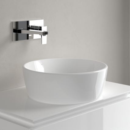Villeroy & Boch 5A254501 - Aufsatzwaschbecken ARCHITECTURA Ø 45 cm Keramik/weiß