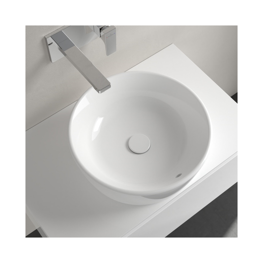 Villeroy & Boch 5A254501 - Aufsatzwaschbecken ARCHITECTURA Ø 45 cm Keramik/weiß