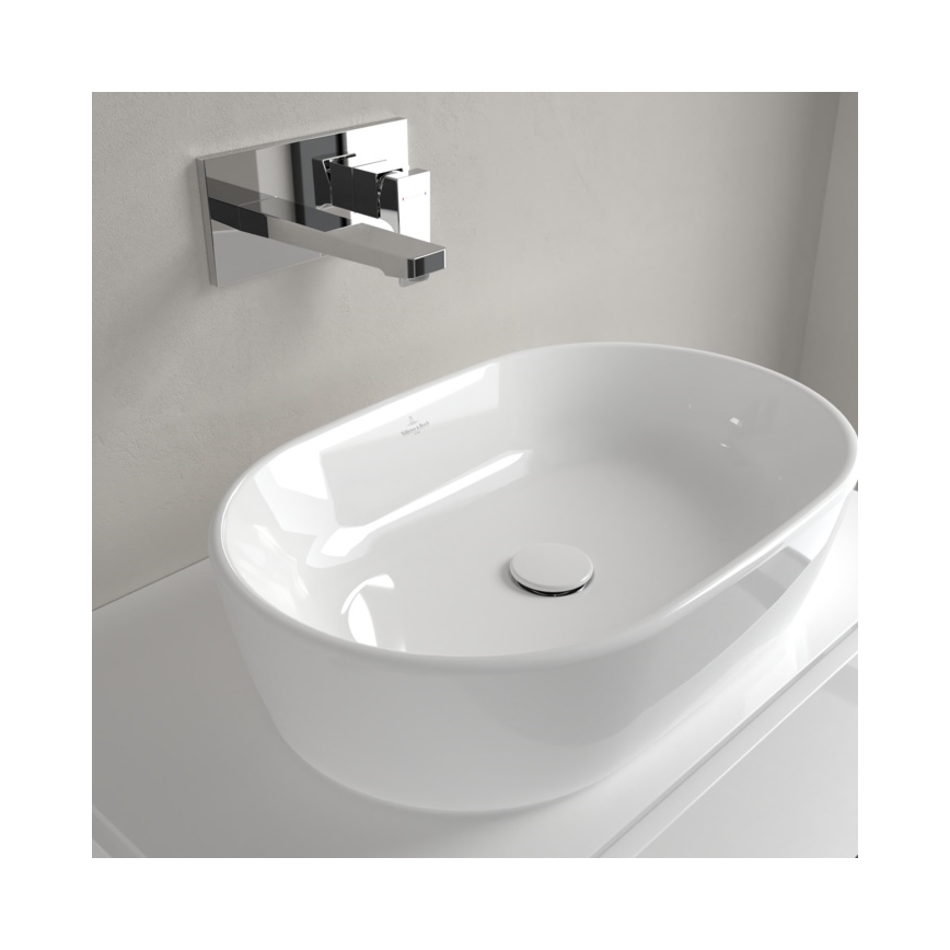 Villeroy & Boch 5A266001 - Aufsatzwaschbecken ARCHITECTURA 60x40 cm Keramik/weiß
