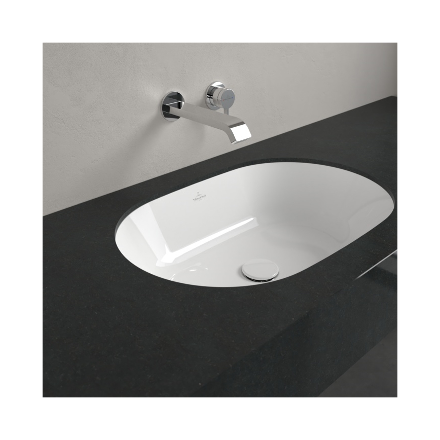 Villeroy & Boch 5A766001 - Einbauwaschbecken ARCHITECTURA 57x37,5 cm Keramik/weiß
