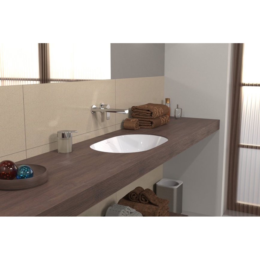 Villeroy & Boch 5A766001 - Einbauwaschbecken ARCHITECTURA 57x37,5 cm Keramik/weiß