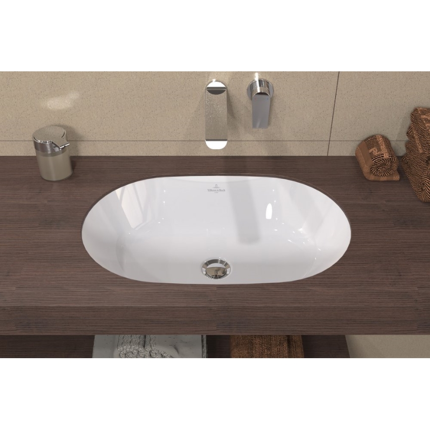 Villeroy & Boch 5A766001 - Einbauwaschbecken ARCHITECTURA 57x37,5 cm Keramik/weiß