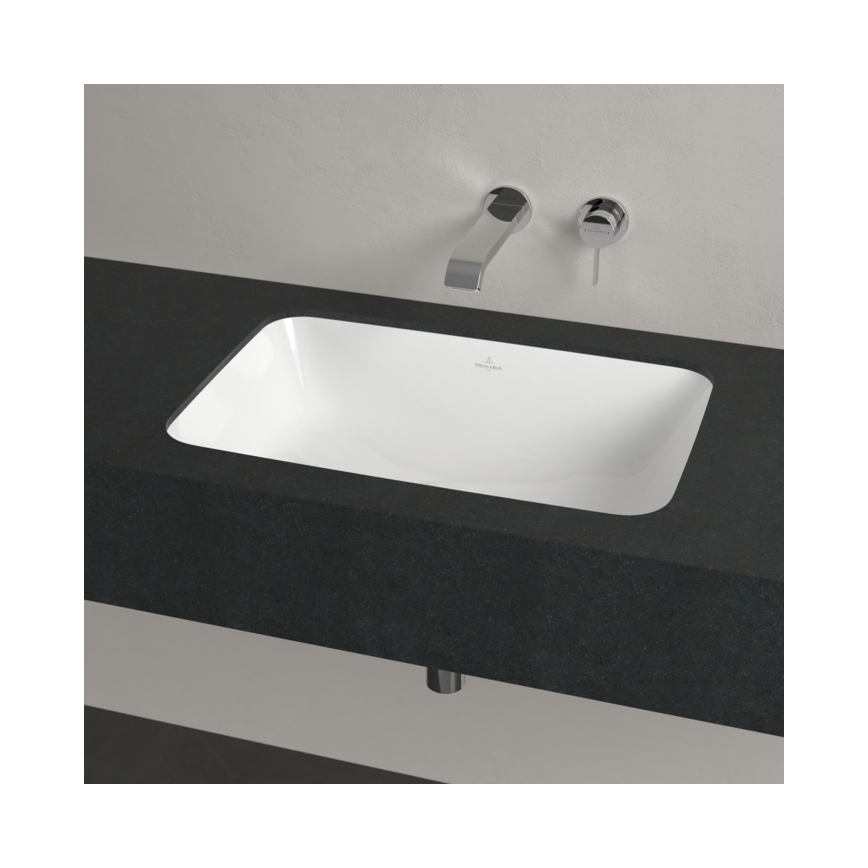 Villeroy & Boch 5A776101 - Einbauwaschbecken ARCHITECTURA 57x37 cm Keramik/weiß