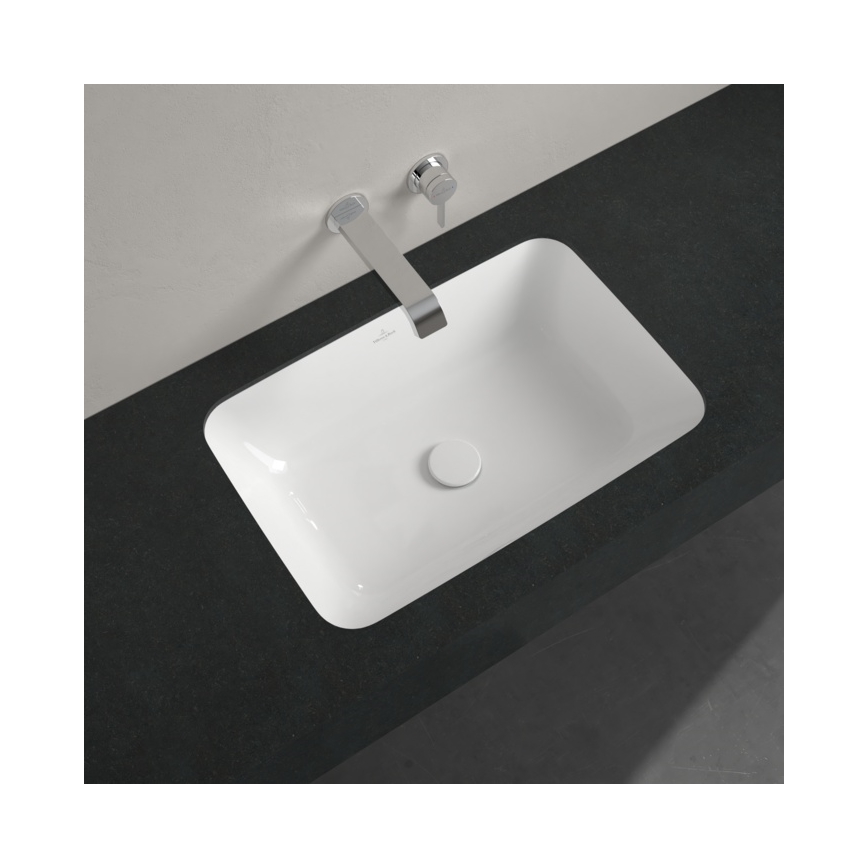 Villeroy & Boch 5A776101 - Einbauwaschbecken ARCHITECTURA 57x37 cm Keramik/weiß