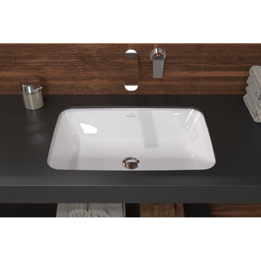 Villeroy & Boch 5A776101 - Einbauwaschbecken ARCHITECTURA 57x37 cm Keramik/weiß