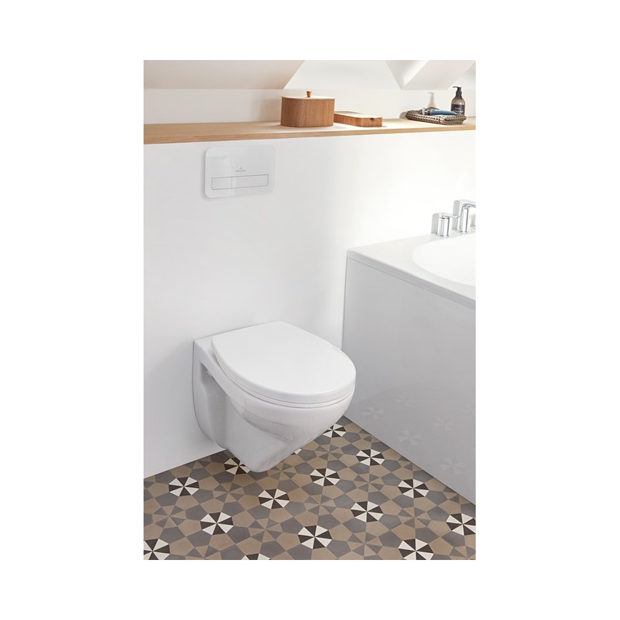 Villeroy & Boch 8M43S101 - SoftClose-Toilettensitz O.NOVO, weiß