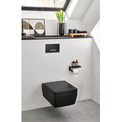 Villeroy & Boch 922169AN - Spültaste VICONNECT matt schwarz/matt chrom