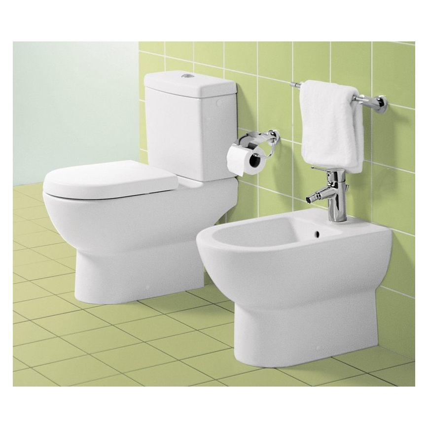 Villeroy & Boch 9M55S101 - SUBWAY WC-Sitz mit SoftClose, weiß