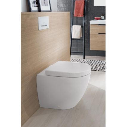 Villeroy & Boch 9M68Q101 - WC-Sitz SUBWAY 2.0 weiß