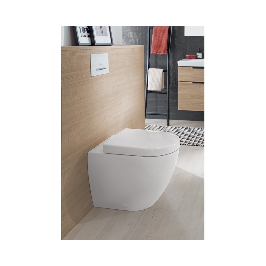 Villeroy & Boch 9M68Q101 - WC-Sitz SUBWAY 2.0 weiß