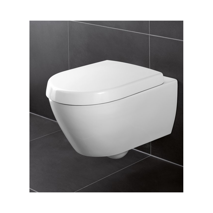 Villeroy & Boch 9M68S101 - Toilettensitz SoftClose SUBWAY 2.0 weiß