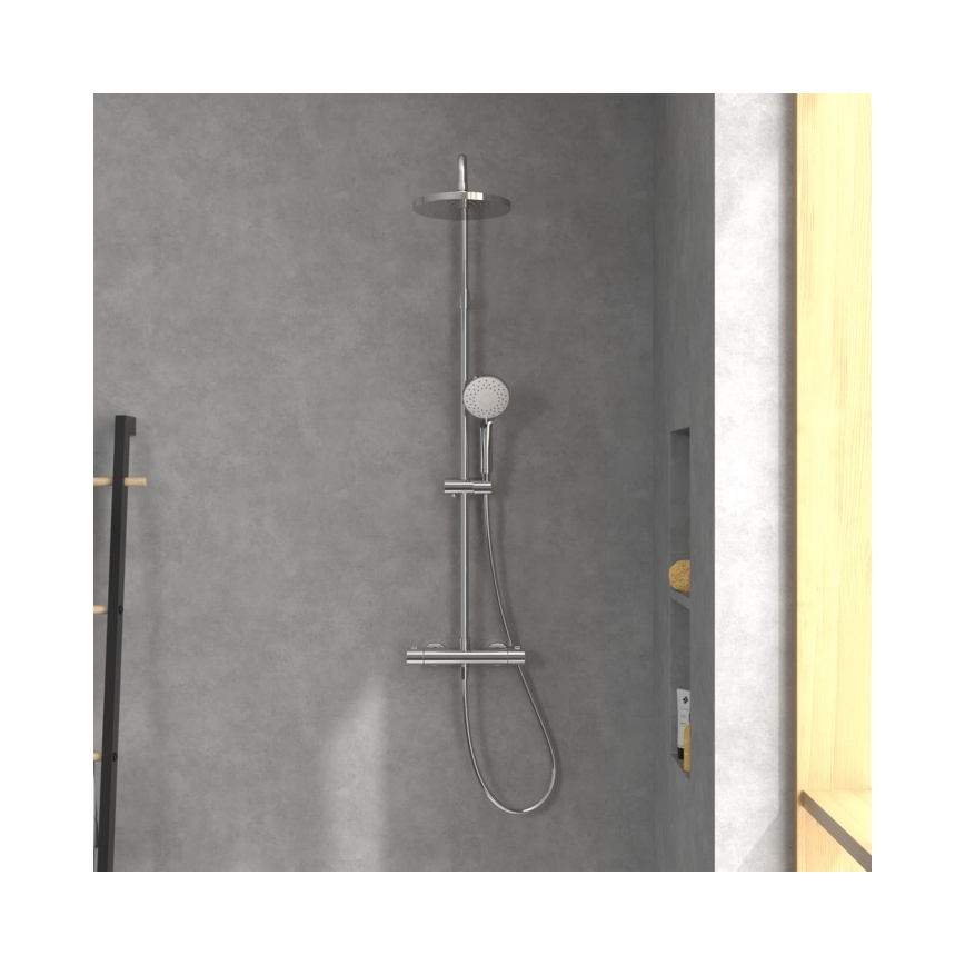 Villeroy & Boch TVS10900200061 - Duschset mit Mischbatterie UNIVERSAL, Hochglanz-Chrom