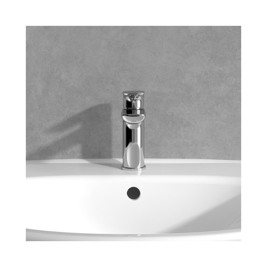 Villeroy & Boch TVW10400300161 - Waschtischarmatur O.NOVO 15,5 cm, Hochglanz-Chrom