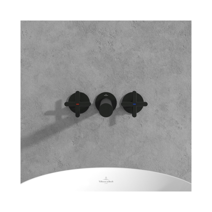 Villeroy & Boch TVZ106012000K5 - Waschtischarmatur LOOP&FRIENDS matt schwarz