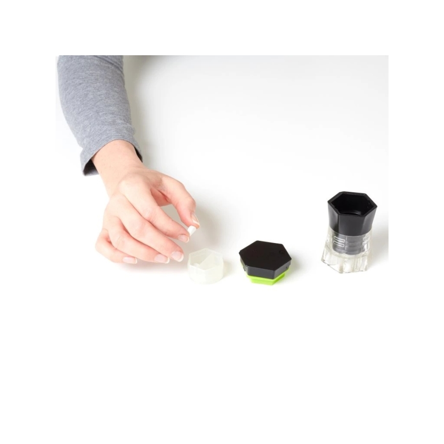 Vitility - 5-in-1 Tablettenspender und -schneider, schwarz