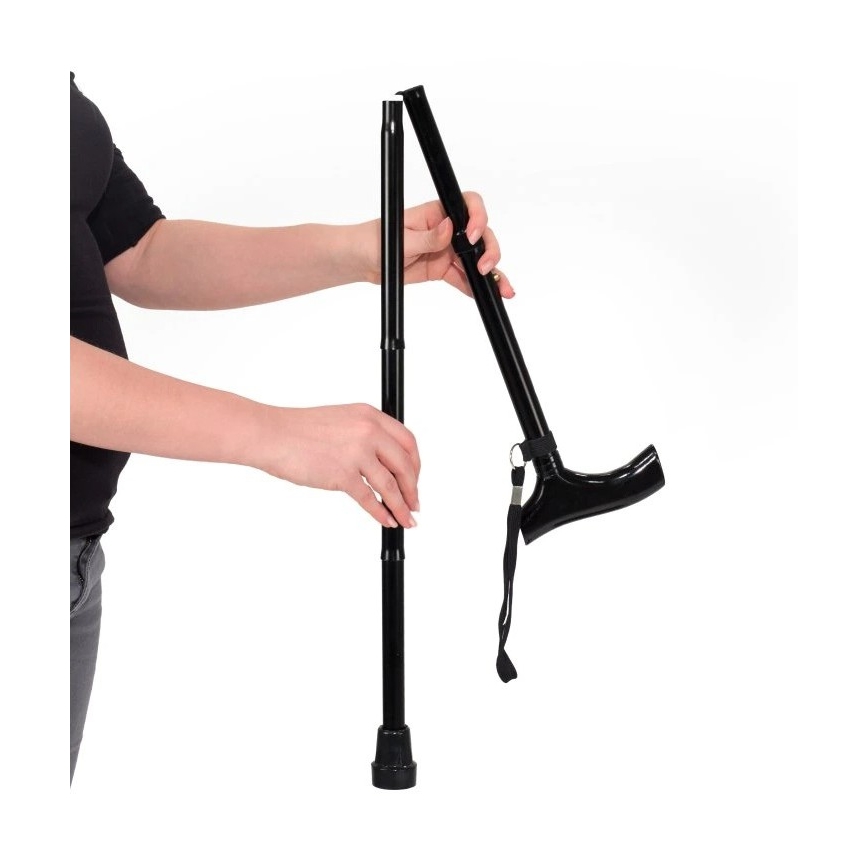 Vitility - Zusammenklappbarer Gehstock, schwarz