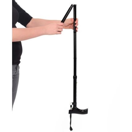 Vitility - Zusammenklappbarer Gehstock, schwarz