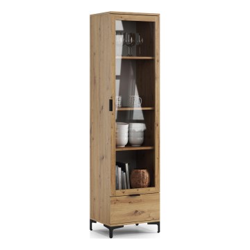 Vitrine LORA Eiche Artisan