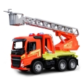Volvo-Feuerwehrauto mit Leiter, 48 cm, orange