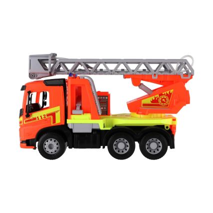 Volvo-Feuerwehrauto mit Leiter, 48 cm, orange