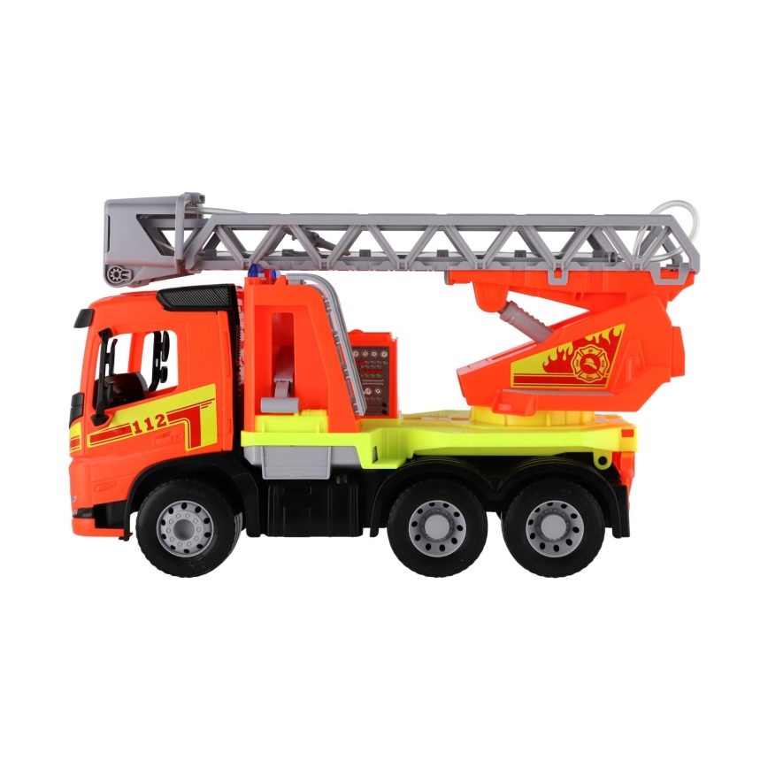 Volvo-Feuerwehrauto mit Leiter, 48 cm, orange