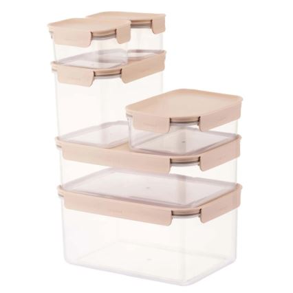 Vorratsdose CLASSIC PLUS 0,86 l rosa/klar